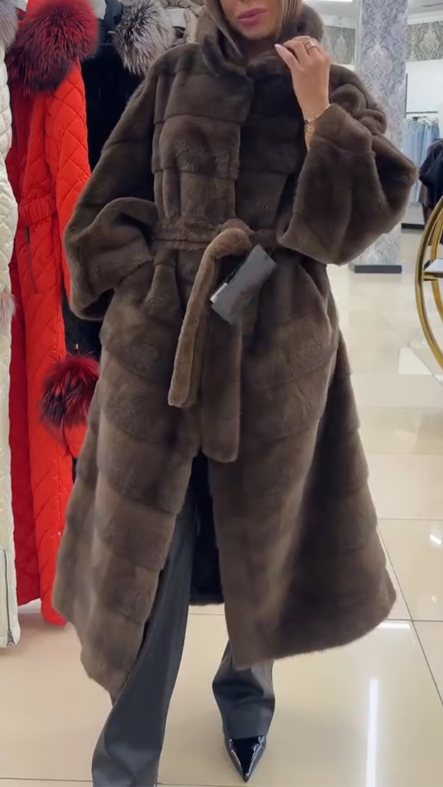 Women Stand Collar Plush Solid Color Casual Coat