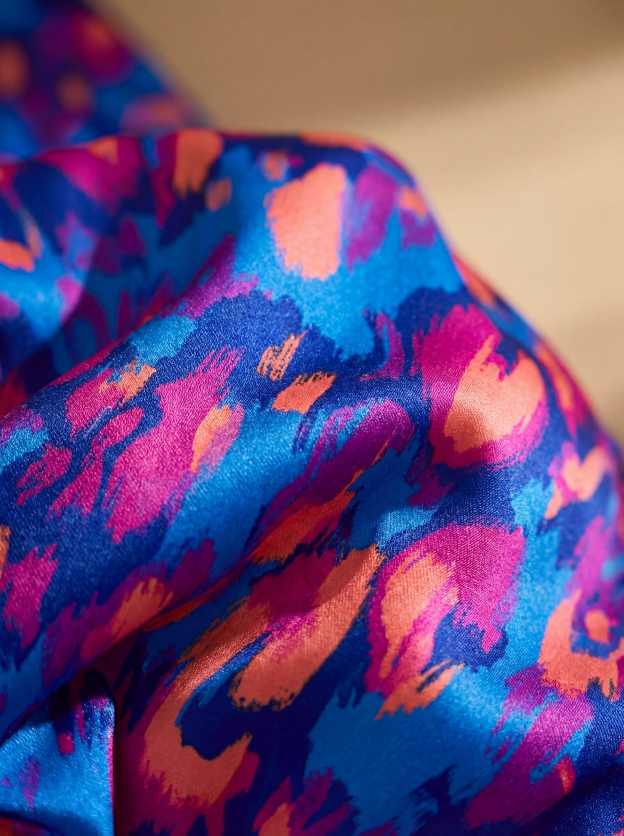 Ani | Elegant Summer Dress | Orange/Purple