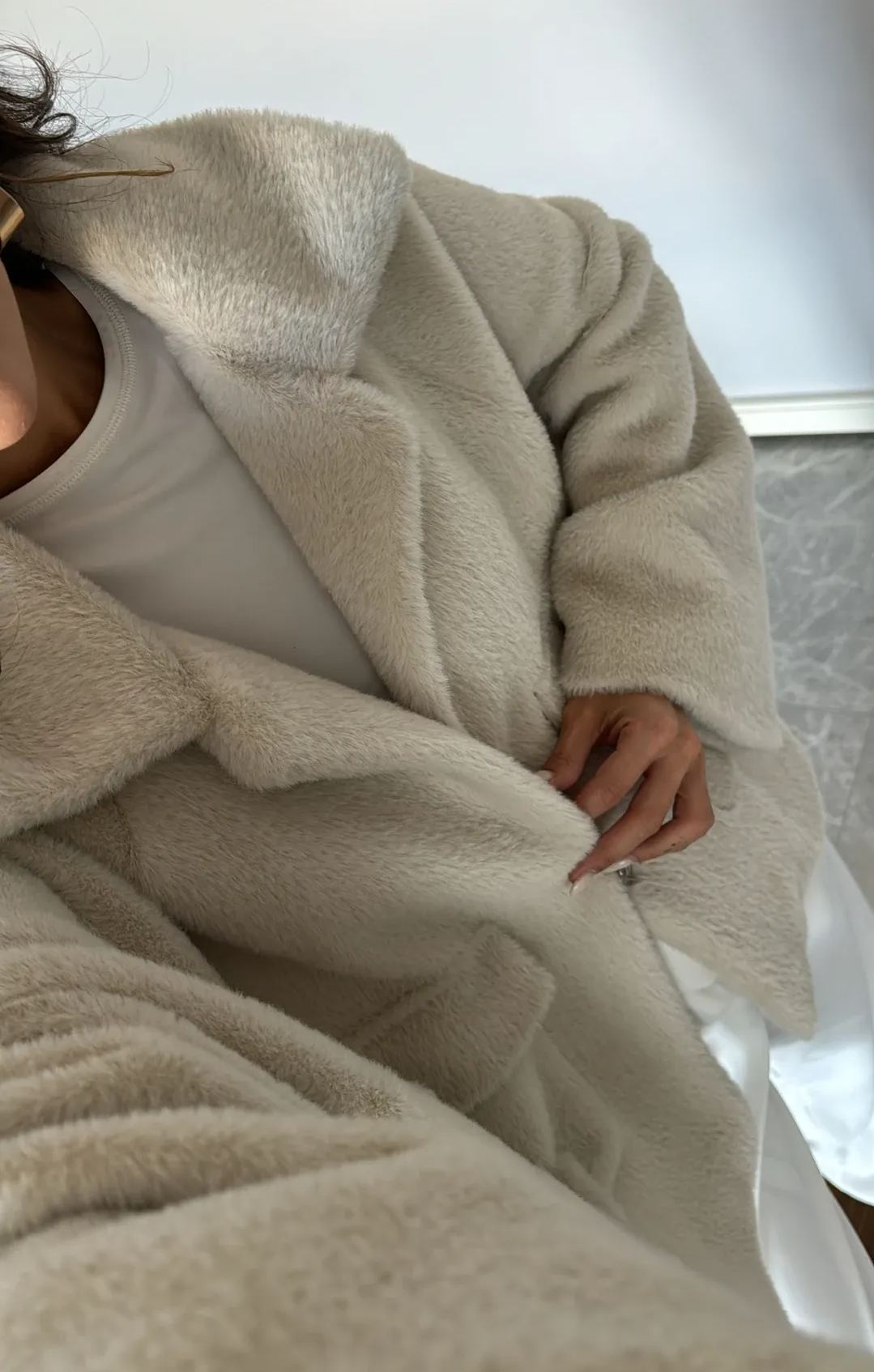 Lined Pocket Detailed Fur