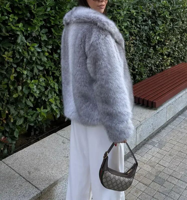 Grey Transitional Premium Fur