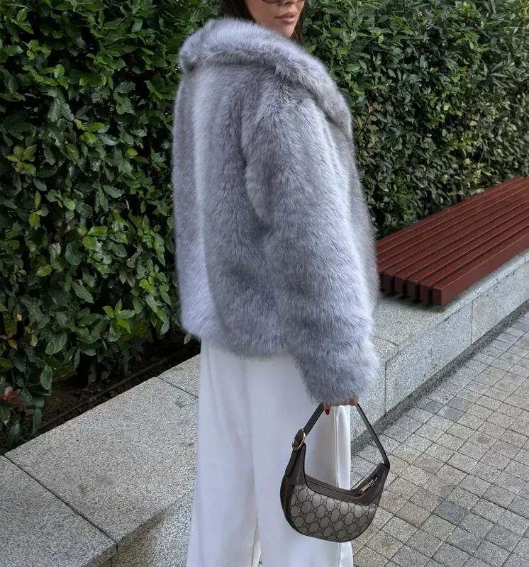 Grey Transitional Premium Fur