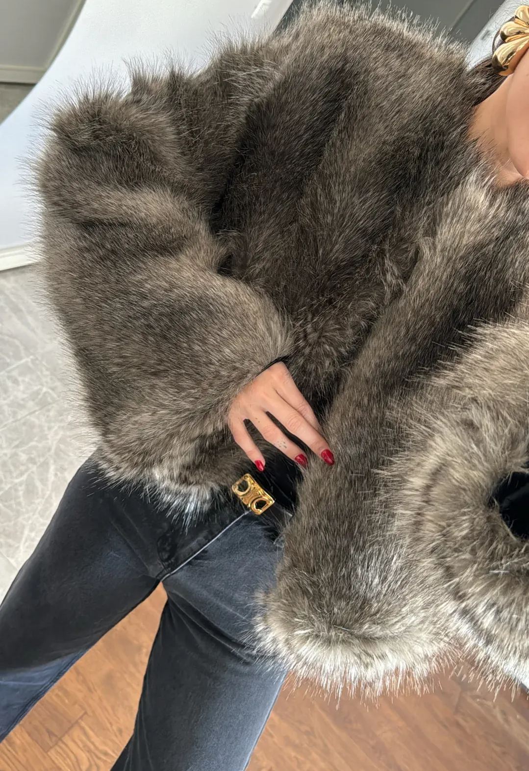 Design Grey Short Fur