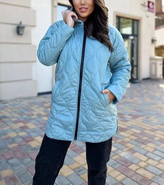 Chaqueta de plumón de pato acolchada Serene