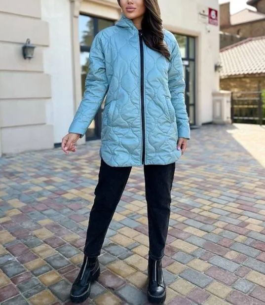 Chaqueta de plumón de pato acolchada Serene