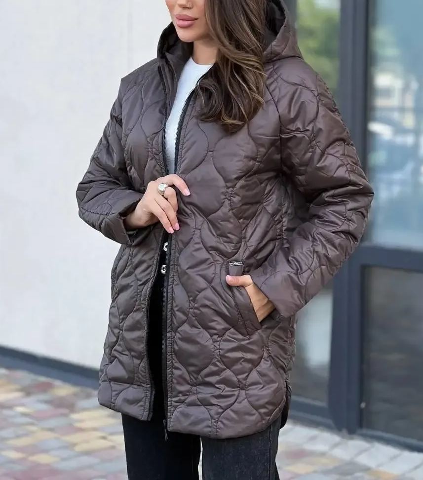 Chaqueta de plumón de pato acolchada Serene