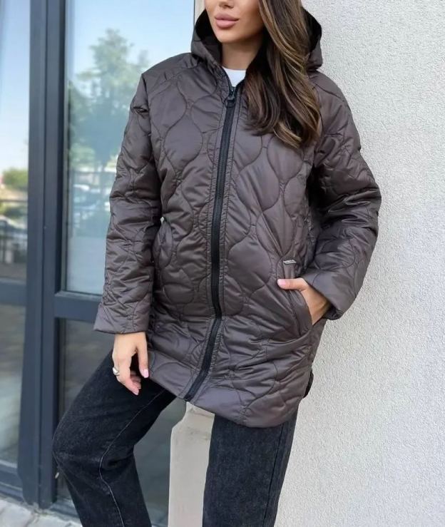 Chaqueta de plumón de pato acolchada Serene