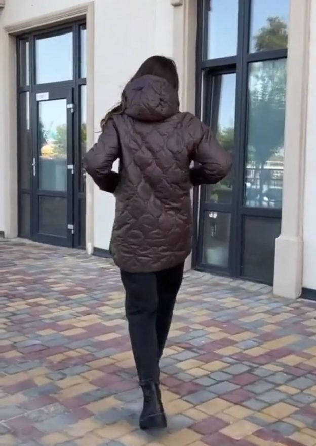 Chaqueta de plumón de pato acolchada Serene