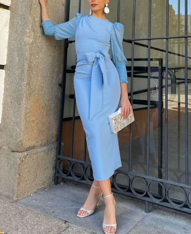 light blue Lupe dress