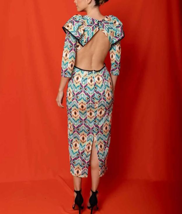 Naiara Print Dress