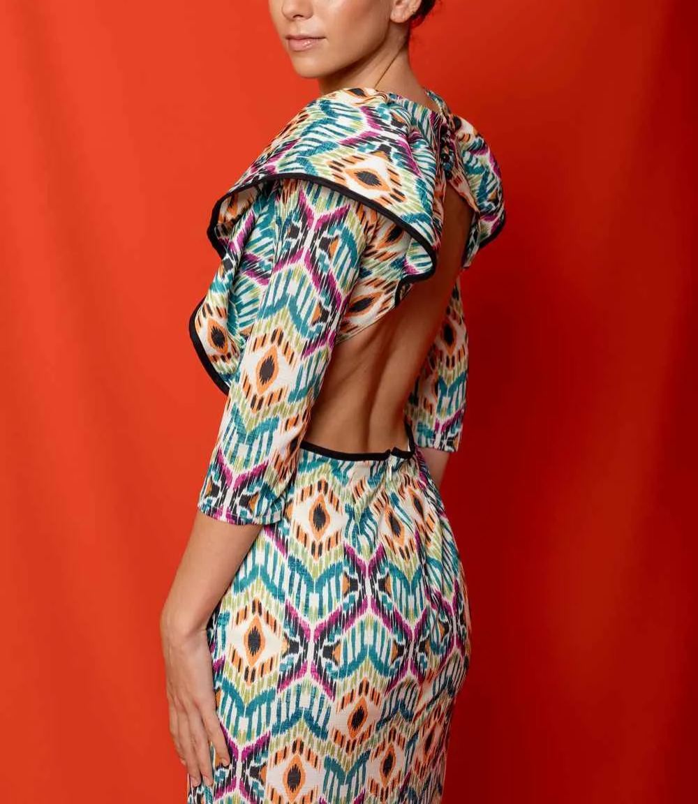 Naiara Print Dress