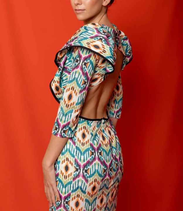 Naiara Print Dress