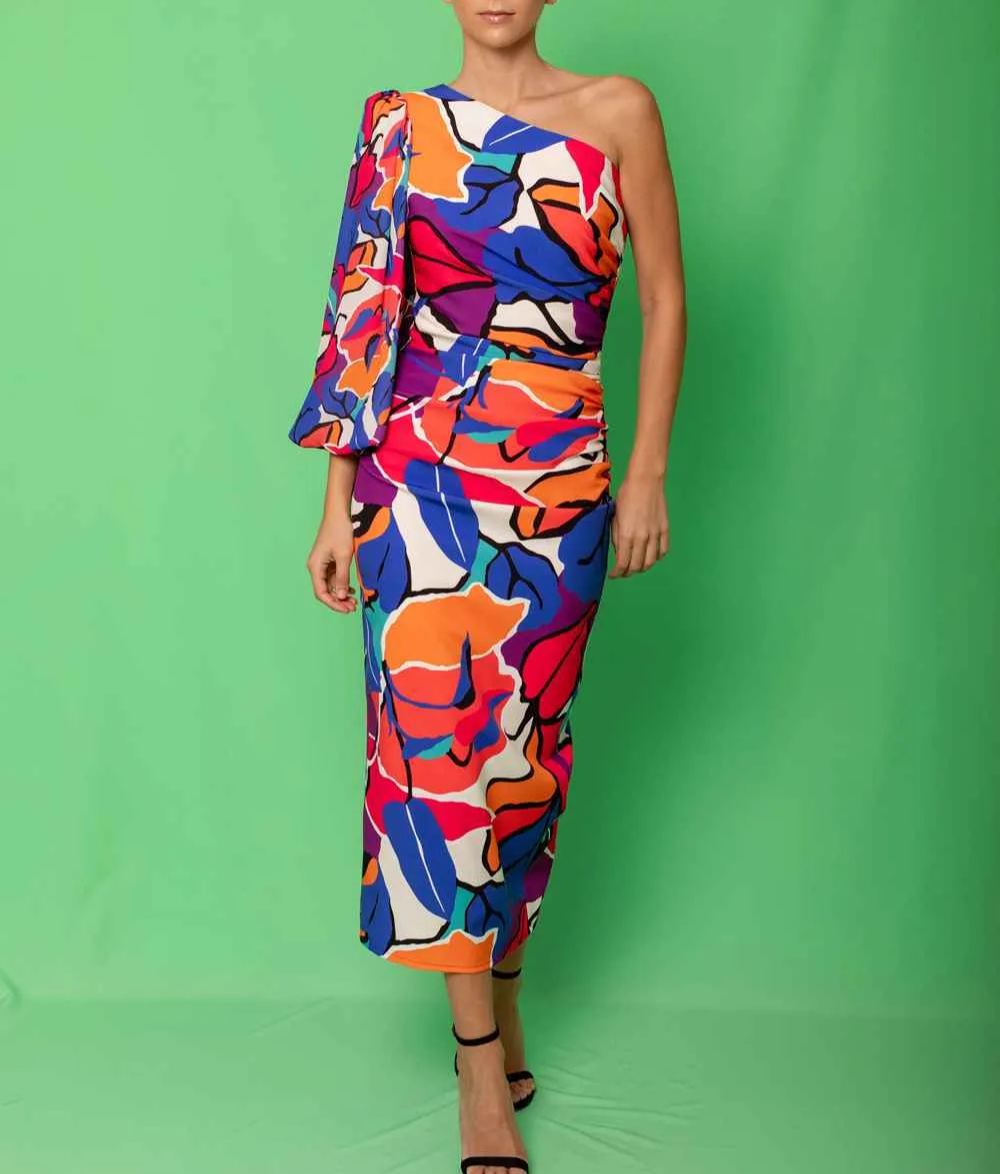 Elaine Print Dress