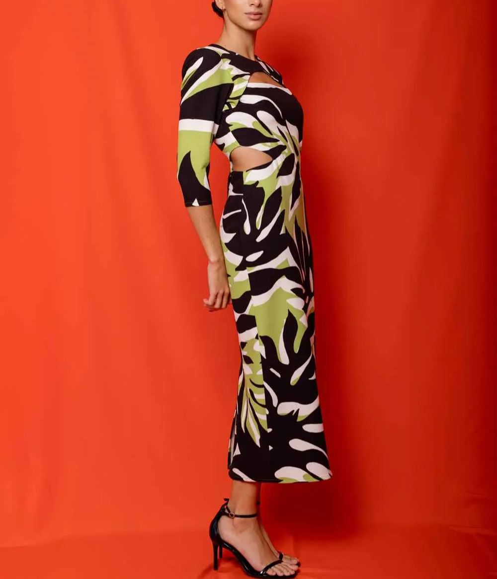 Salma Print Dress
