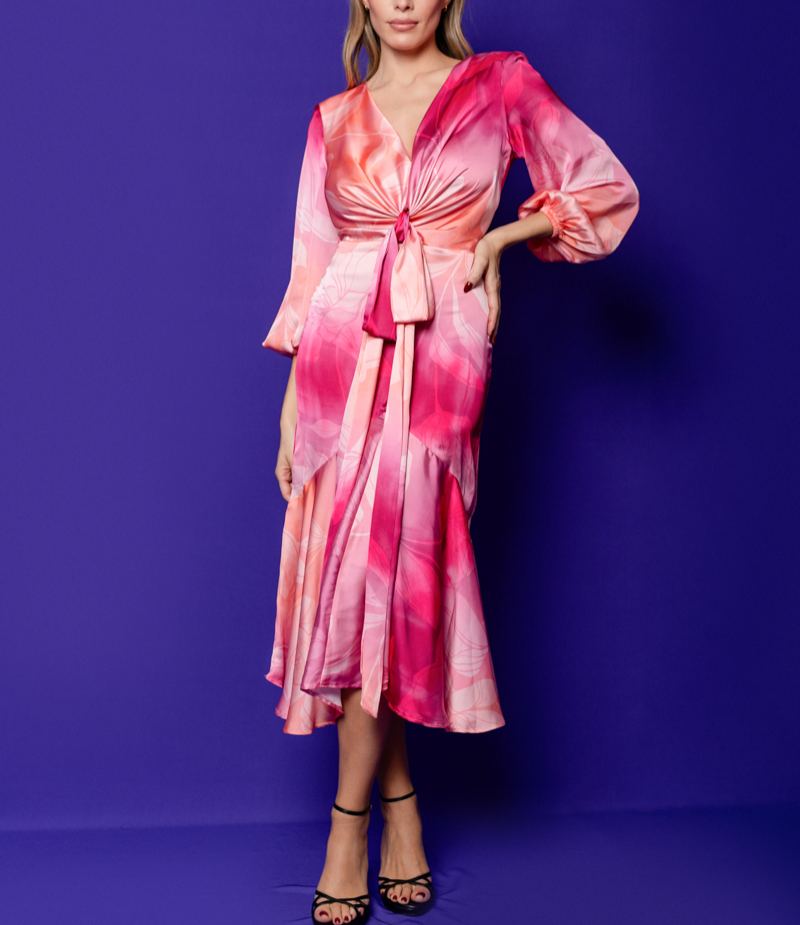 Sarah Print Dress