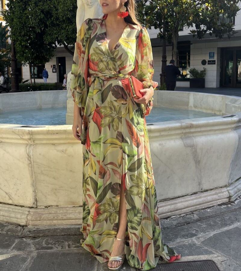 Paula printed loose dress