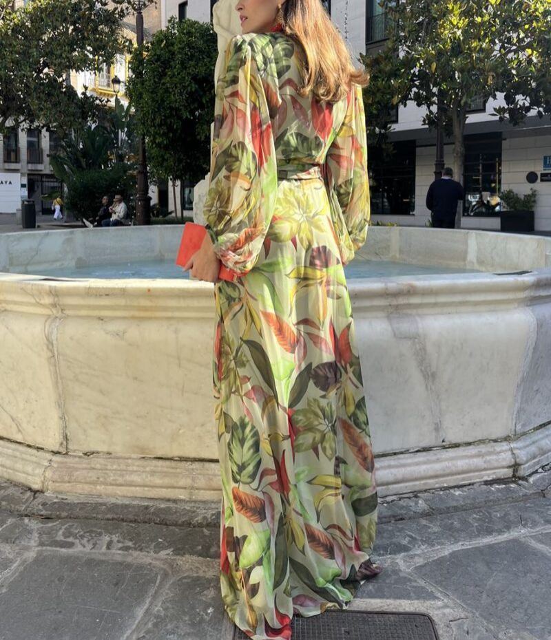 Paula printed loose dress