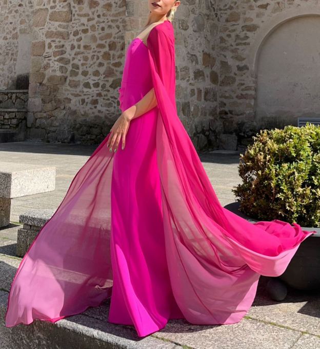 Marieta Fuchsia Dress