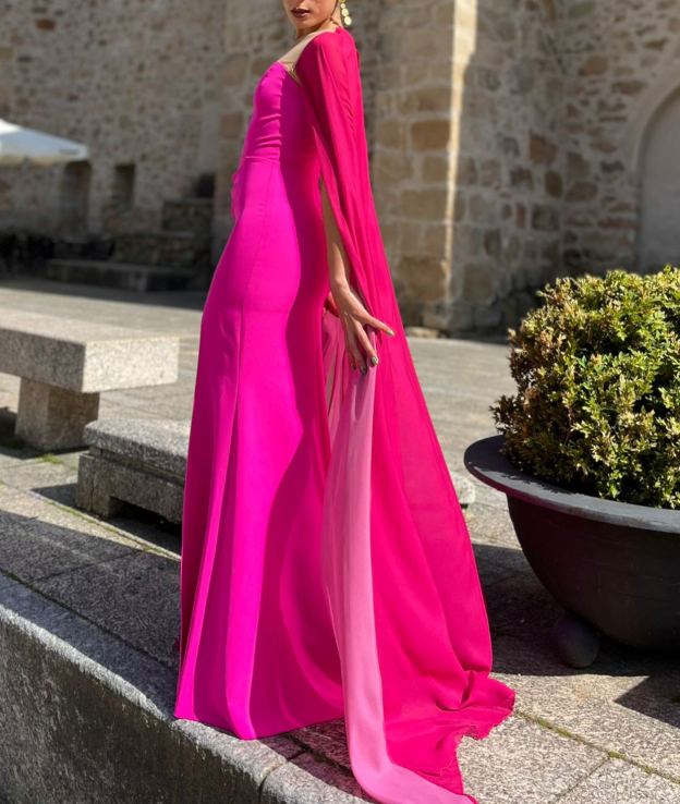 Marieta Fuchsia Dress