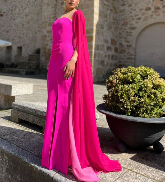 Marieta Fuchsia Dress