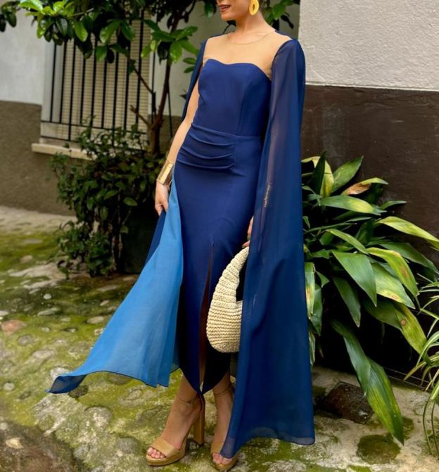 navy blue Marieta Dress