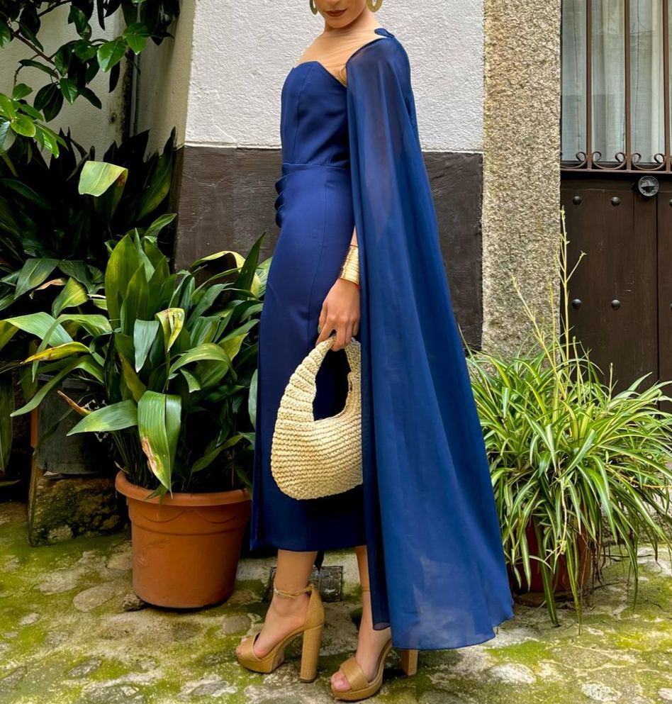 navy blue Marieta Dress