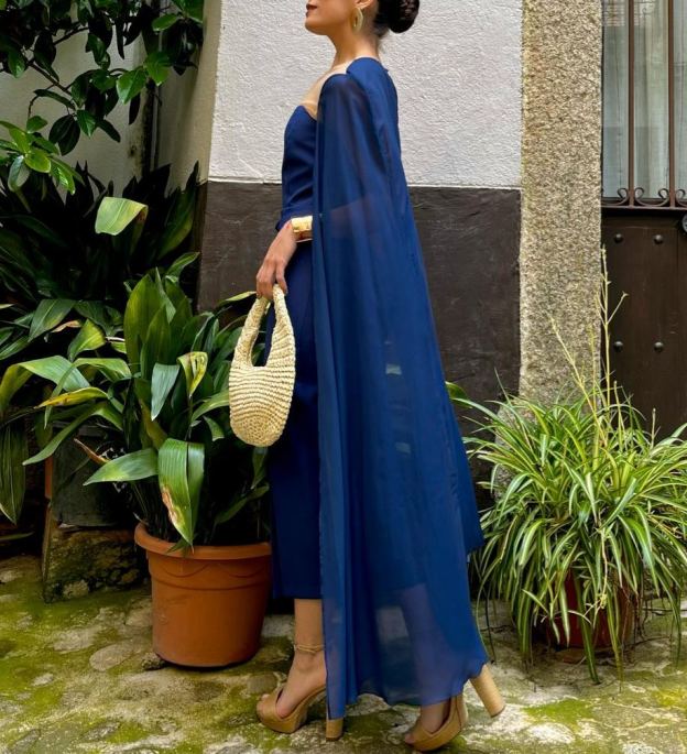 navy blue Marieta Dress