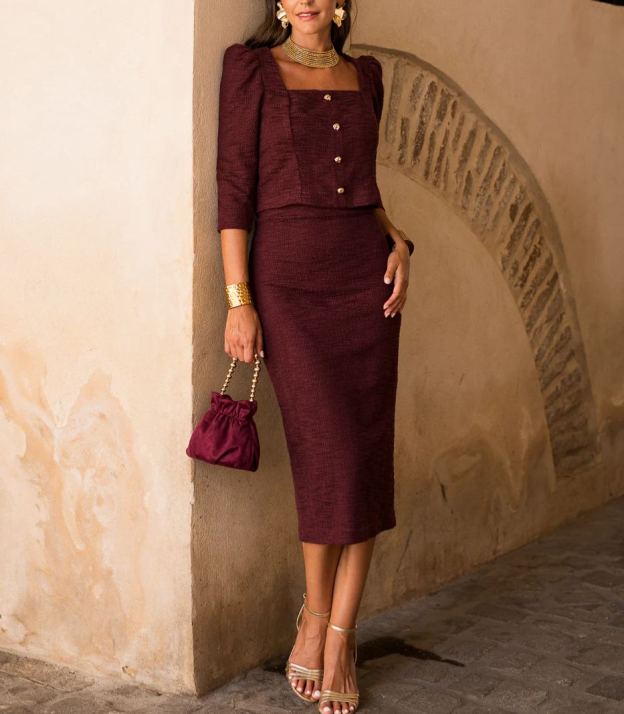 Chanel blouse + skirt set