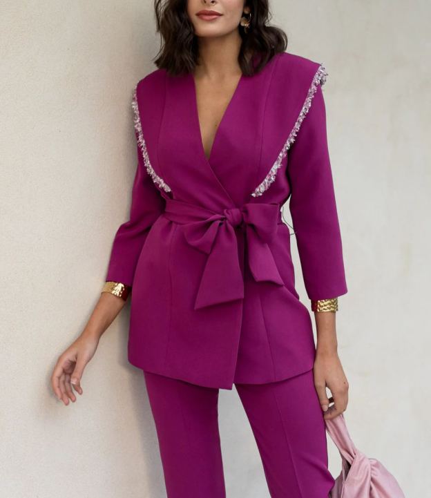 Marquise belt suit