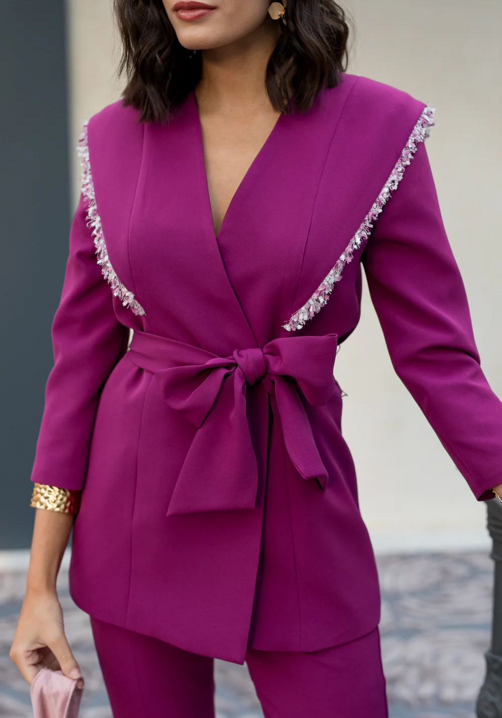 Marquise belt suit