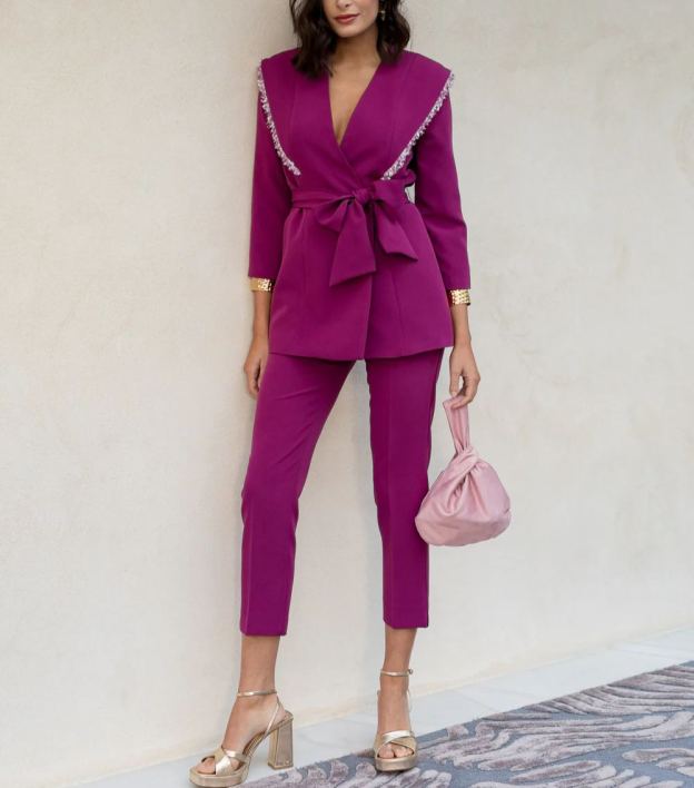 Marquise belt suit