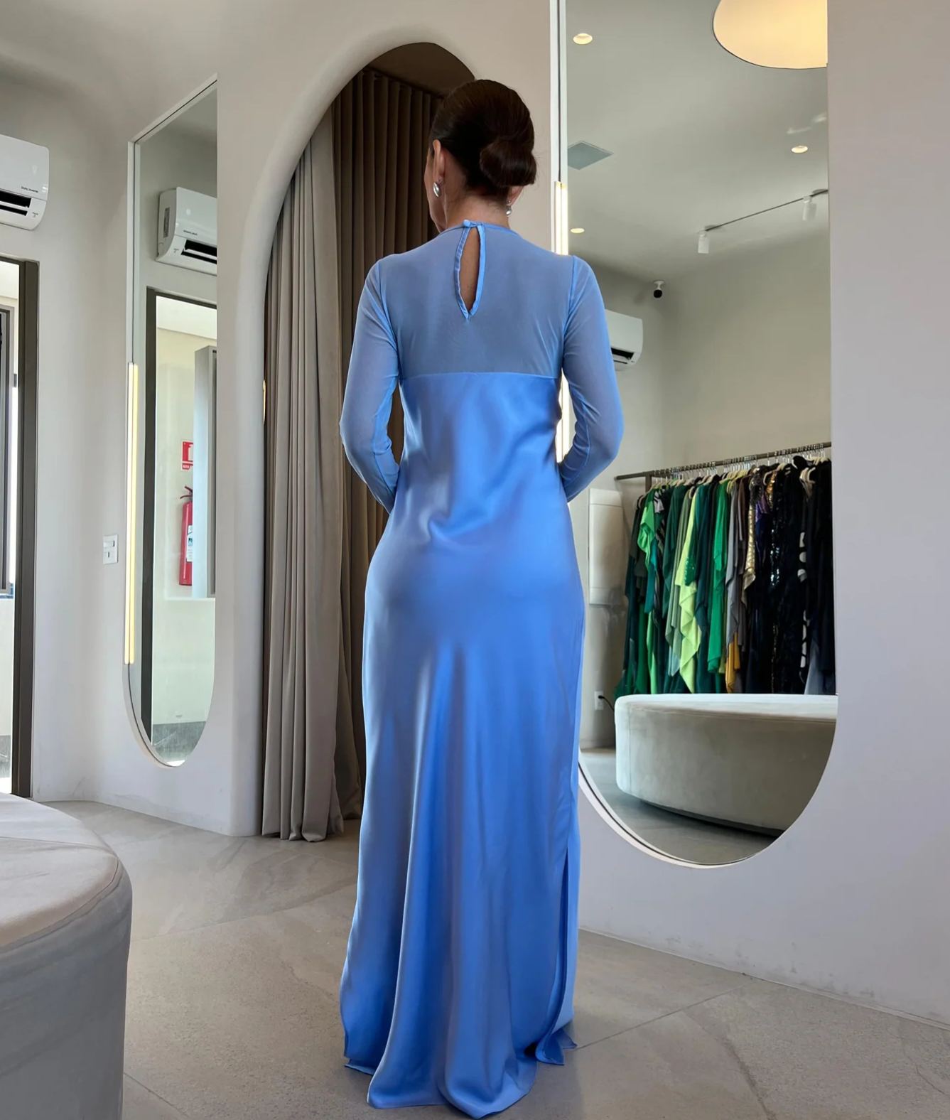 Eliane Blue Dress