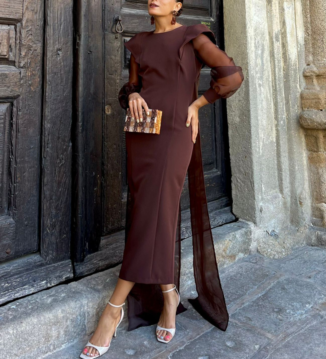 Talavera Chocolate Multi-Position Dress