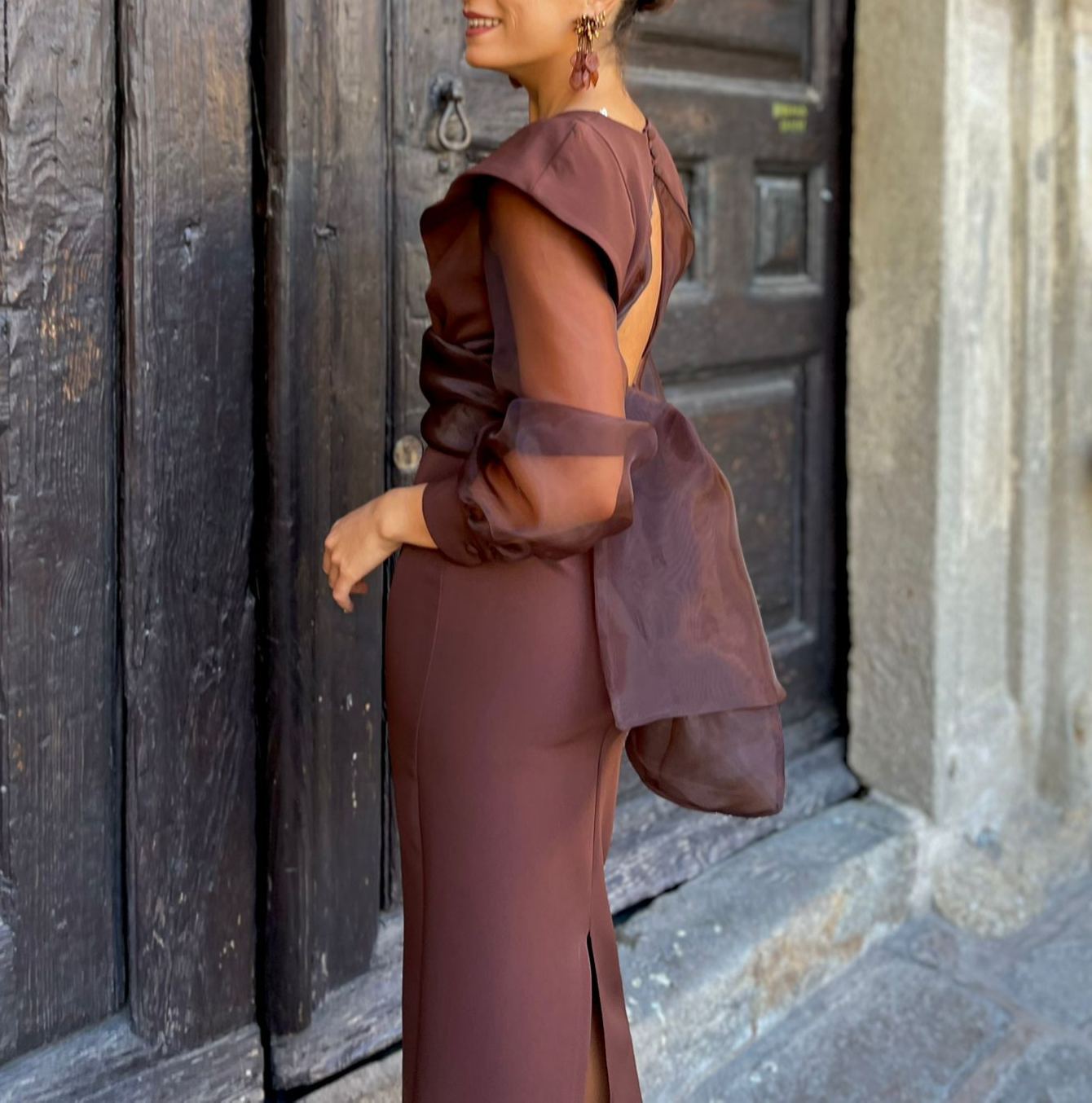 Talavera Chocolate Multi-Position Dress