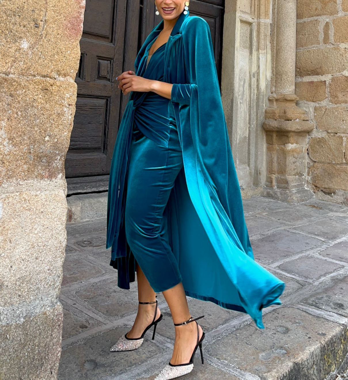 La Calzada Petroleum dress