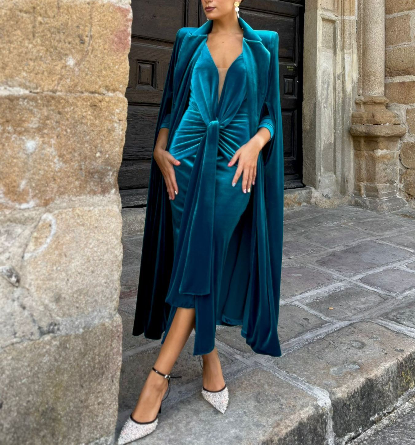 La Calzada Petroleum dress