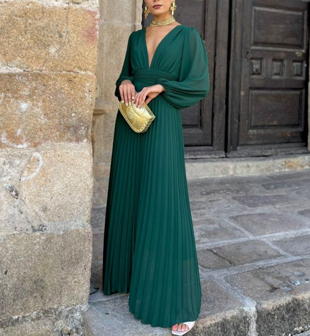 Broken Bottle Dress+Silk Knit Kimono