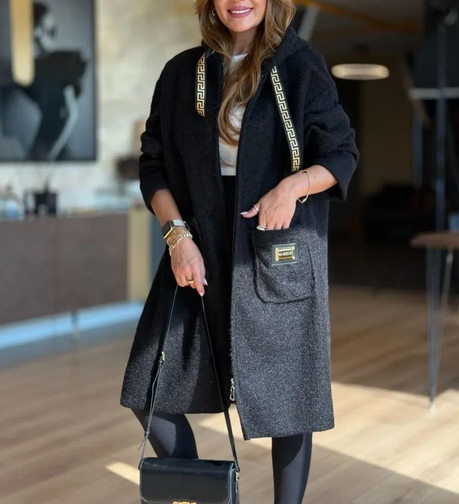Black Boucle Cardigan Jacket