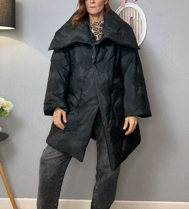 polka dot down jacket