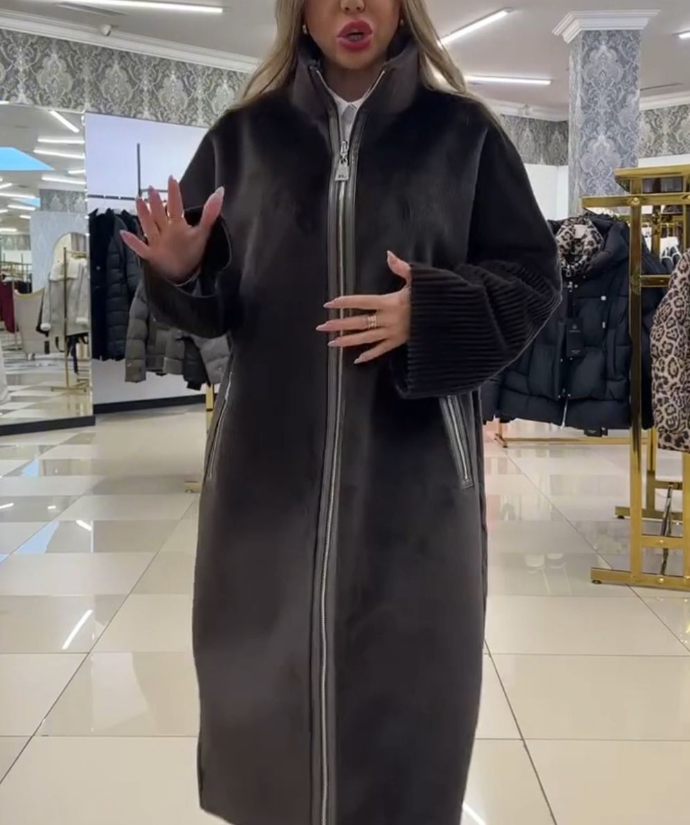 Fashion-Forward Textured Coat