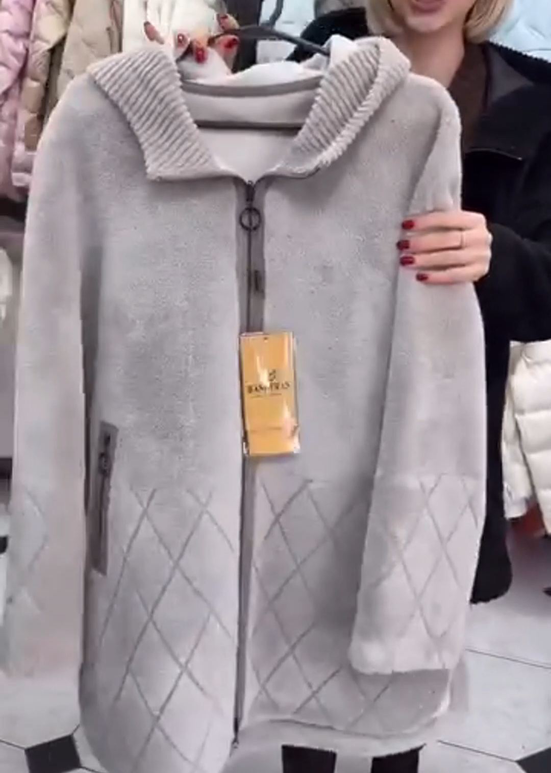 Fashion Edgy Reversible Black Faux Fur Jacket