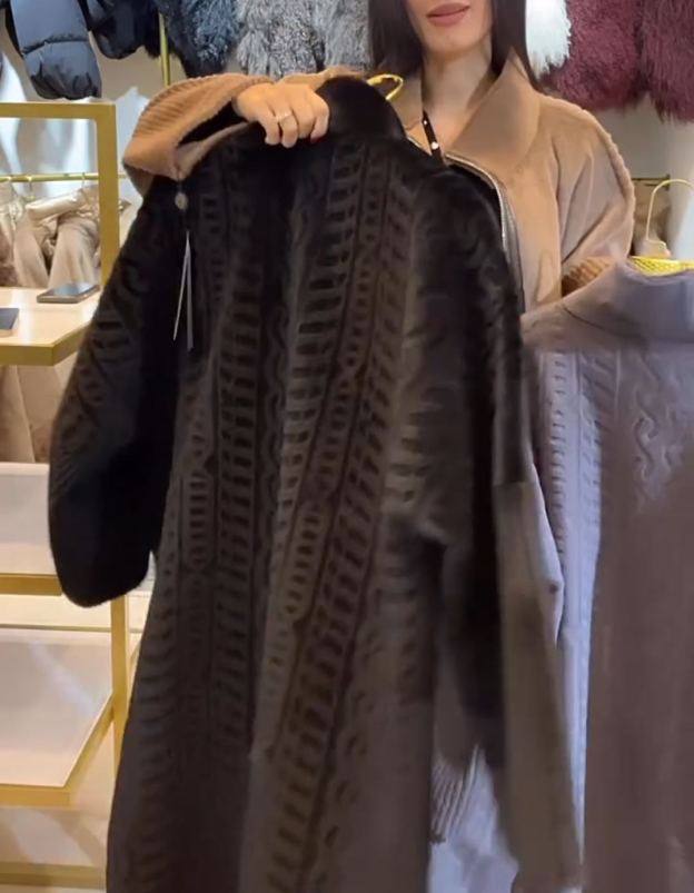 Urban Casual Shearling Long Coat