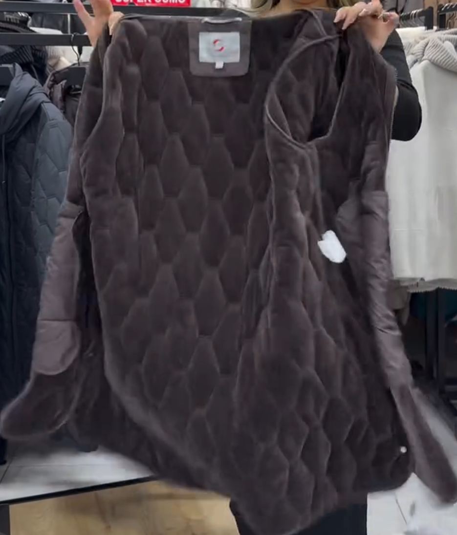 Light Luxury Hidden Fur-Lined Down Jacket