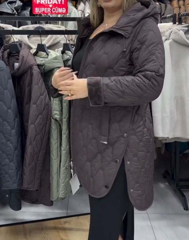 Light Luxury Hidden Fur-Lined Down Jacket