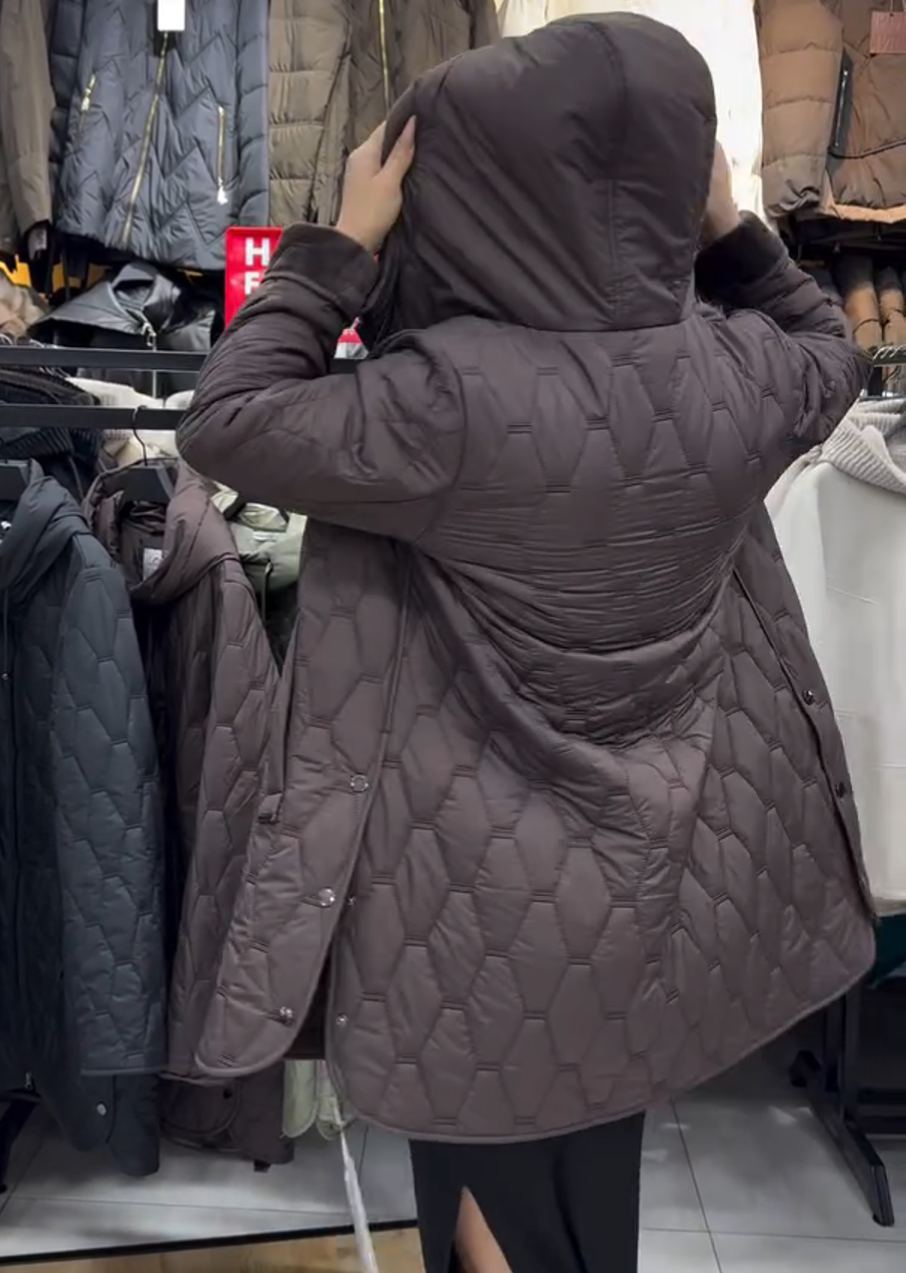 Light Luxury Hidden Fur-Lined Down Jacket