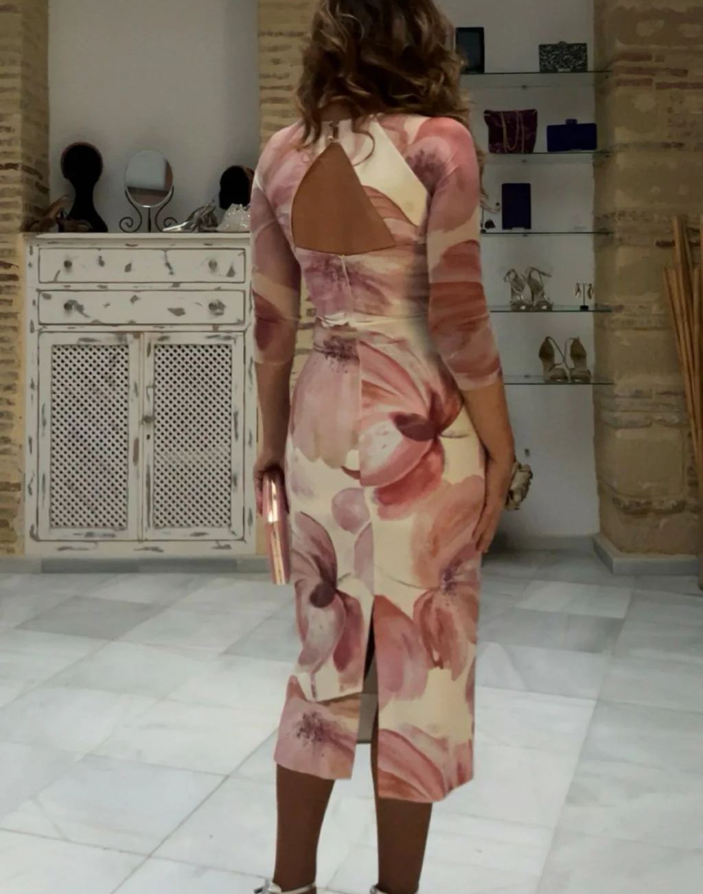 Mirta Rosa printed dress