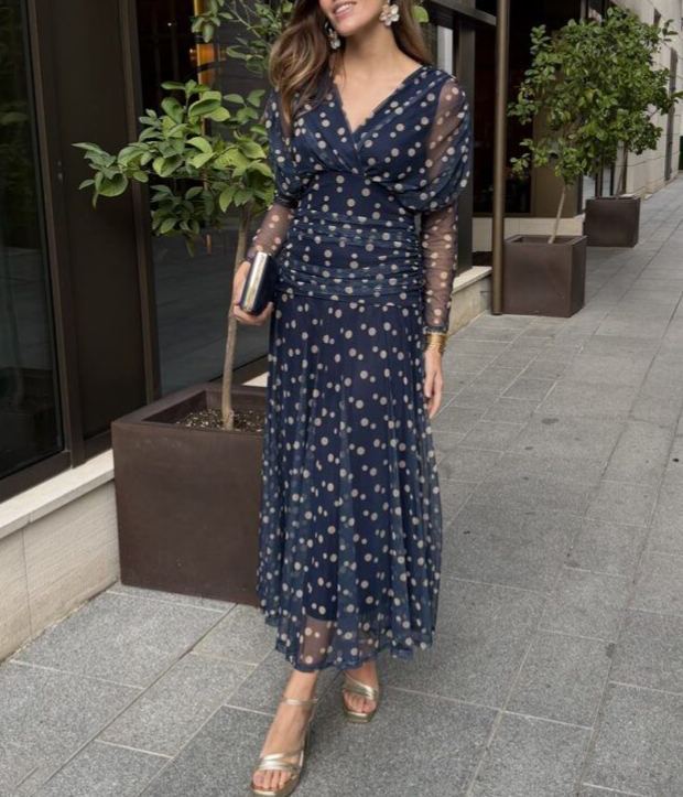 Lolita tulle dress with polka dots