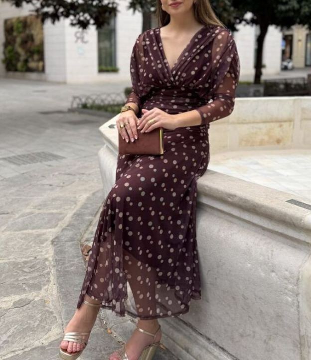 Lolita tulle dress with polka dots