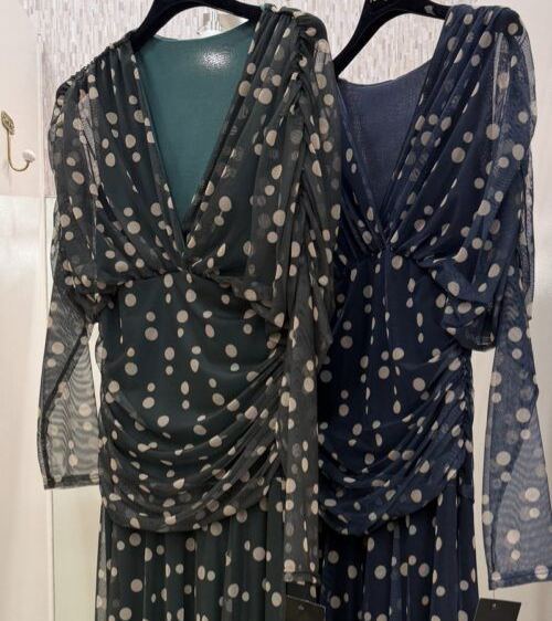 Lolita tulle dress with polka dots