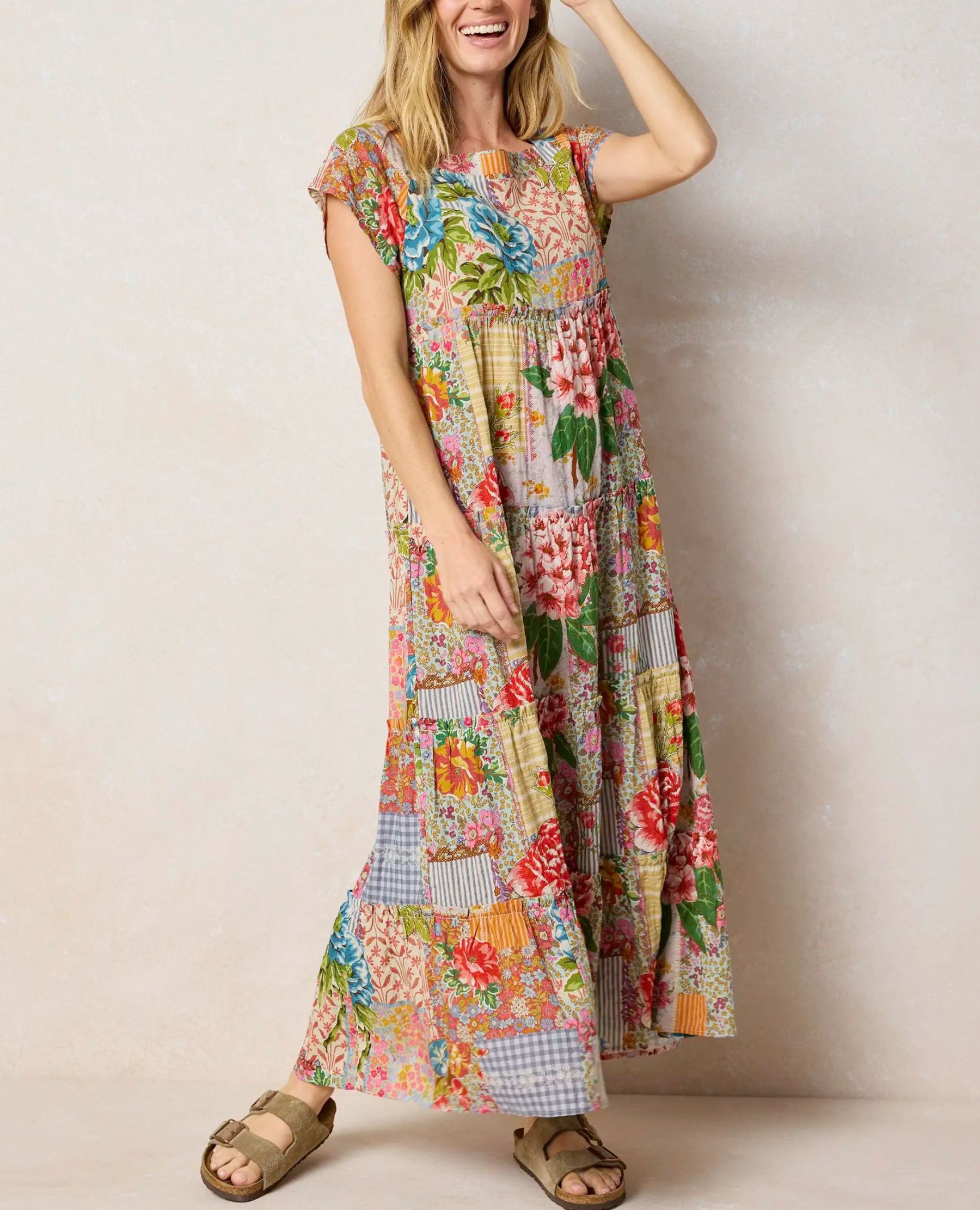 Berkley Maxi Dress - Vintage Treasure Pink