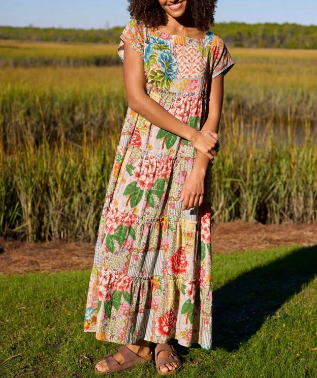 Berkley Maxi Dress - Vintage Treasure Pink